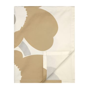 Unikko pöytäliina 140 x 250 cm - Beige-silver-white - Marimekko