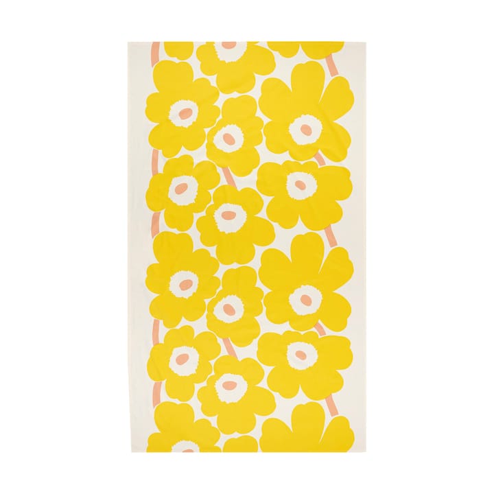 Unikko pöytäliina 140 x 250 cm - Cotton-yellow-pink - Marimekko