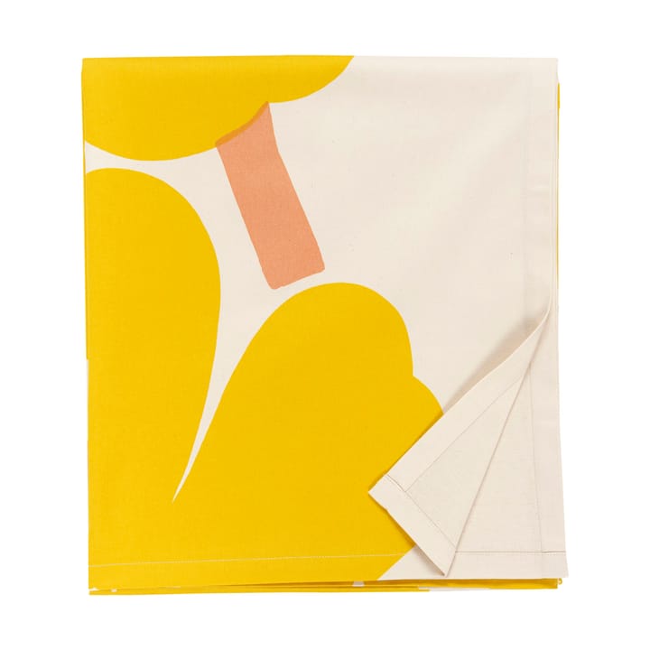 Unikko pöytäliina 140 x 250 cm - Cotton-yellow-pink - Marimekko