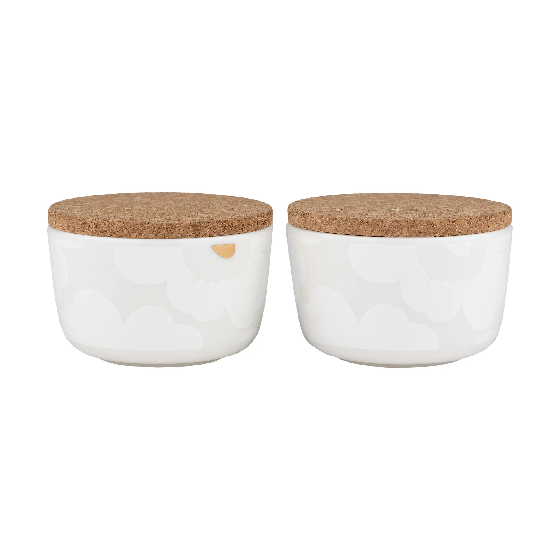 Unikko purkki 25 cl 2 kpl, White-gold Marimekko