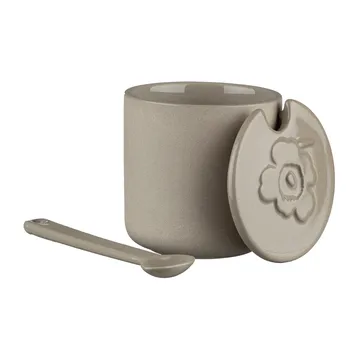 Unikko purkki kannella ja lusikkalla - terra - Marimekko