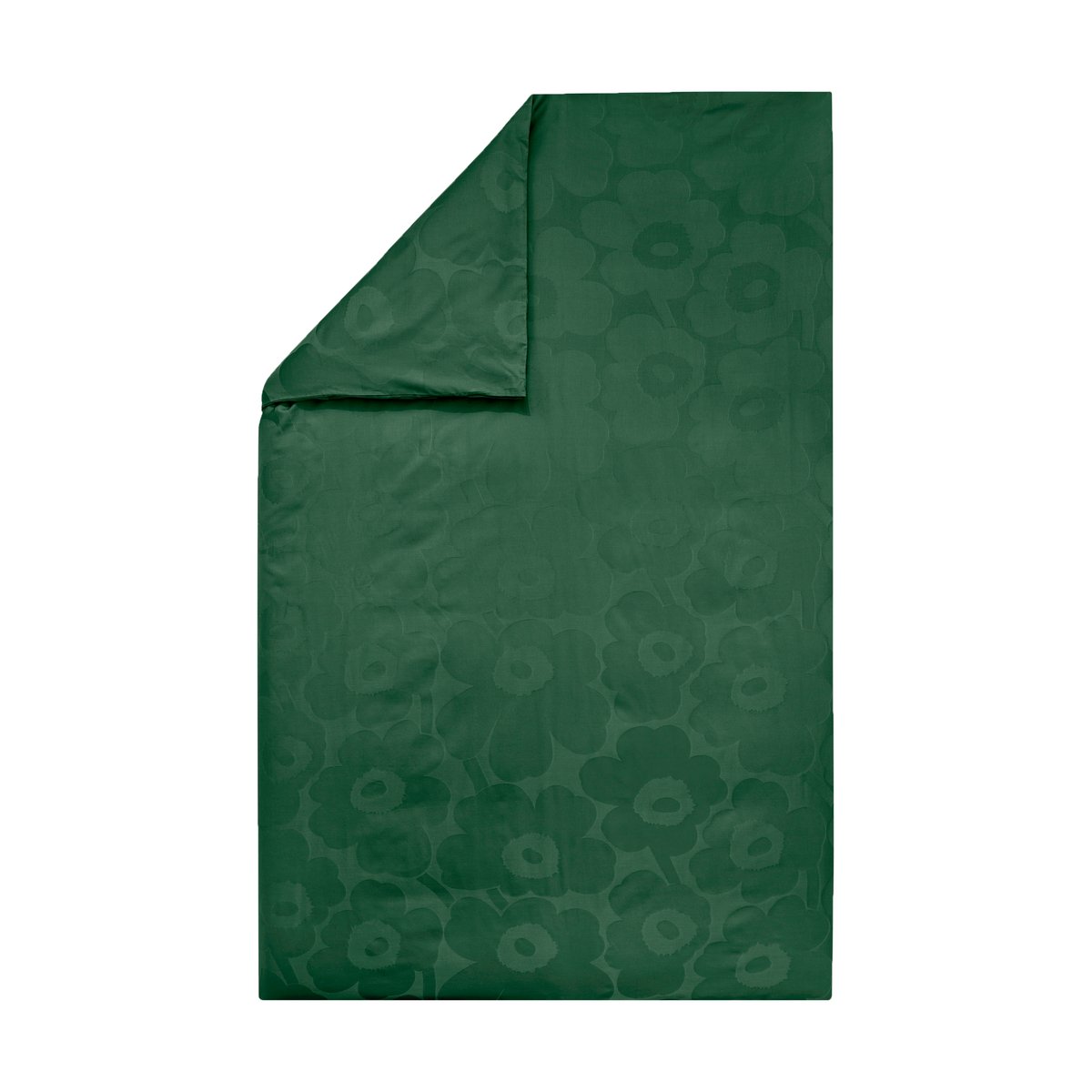 Marimekko Unikko pussilakana 150×210 cm Dark green-green