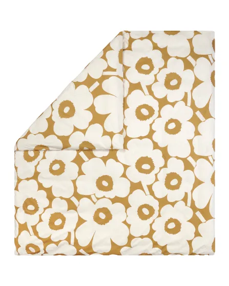 Unikko pussilakana 210x210 cm, Valko-beige Marimekko