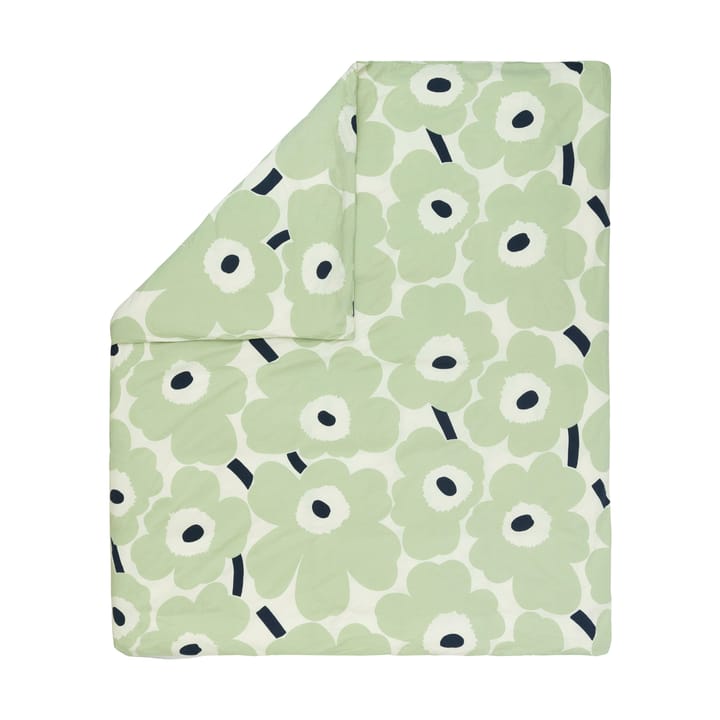 Unikko pussilakana 220x240 cm, Off white-sage-dark blue Marimekko