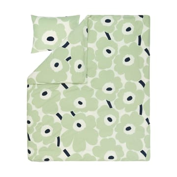 Unikko pussilakana 220x240 cm - Off white-sage-dark blue - Marimekko