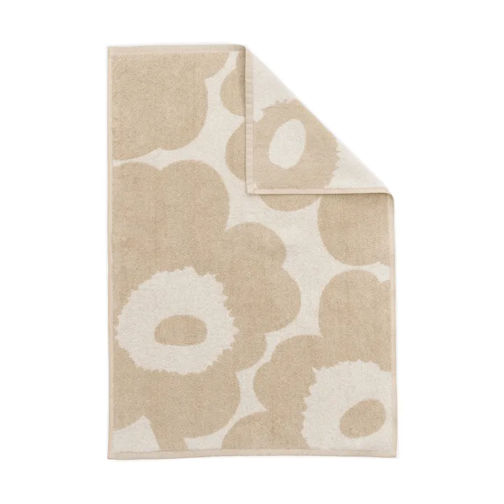 Unikko pyyhe 50 x 70 cm - Off white-pellava - Marimekko