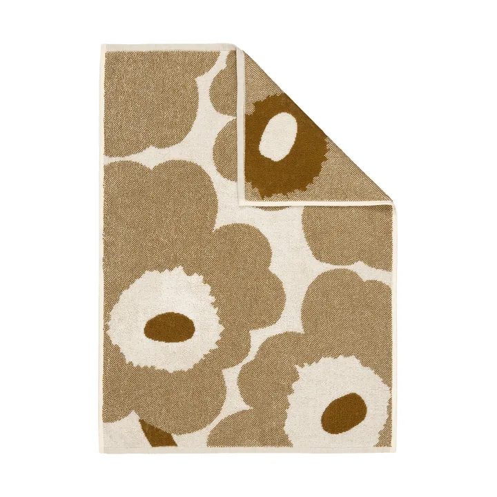 Unikko pyyhe 50 x 70 cm - Off white-pronssi - Marimekko
