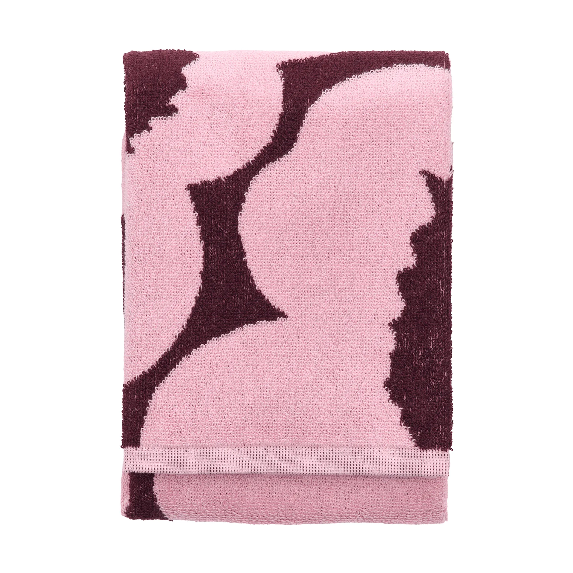 Unikko pyyhe 50 x 70 cm, Plum-pink Marimekko