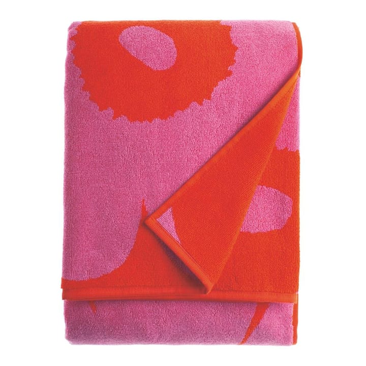 Unikko pyyhe punainen roosa - kylpypyyhe - Marimekko