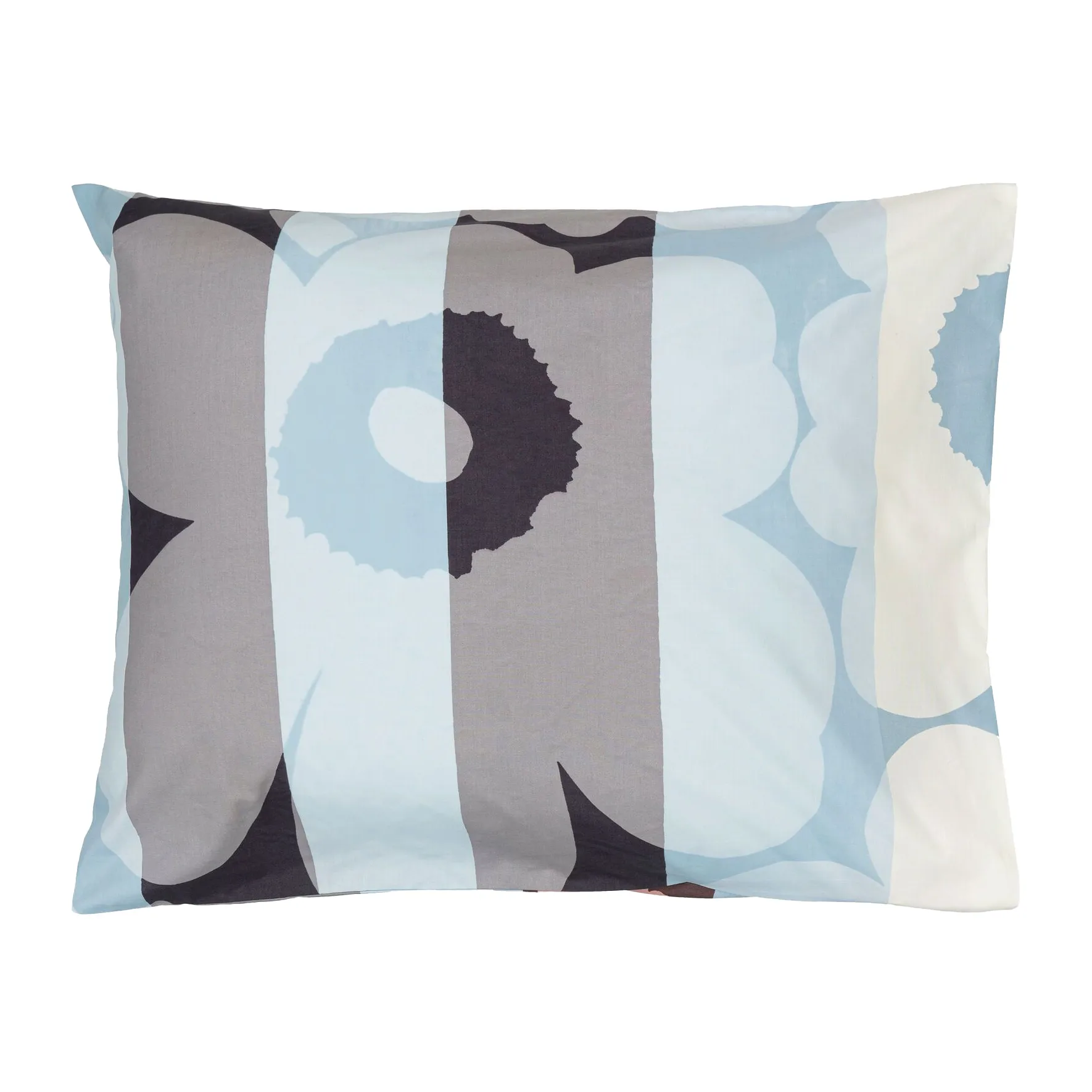 Unikko Ralli -tyynyliina 50x60 cm, Off white-peach-blue Marimekko