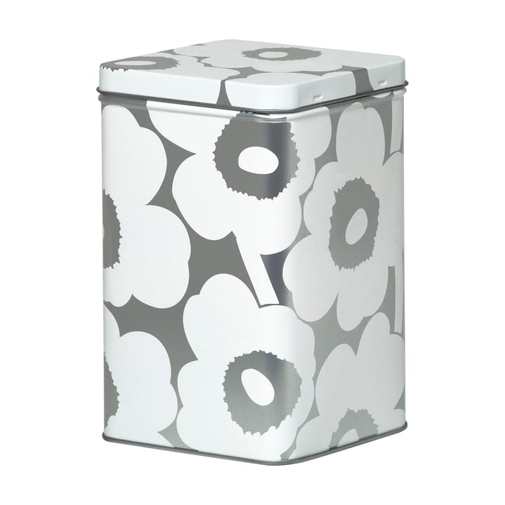 Unikko säilytyslaatikko, 17,5 cm, Harmaa-valkoinen Marimekko
