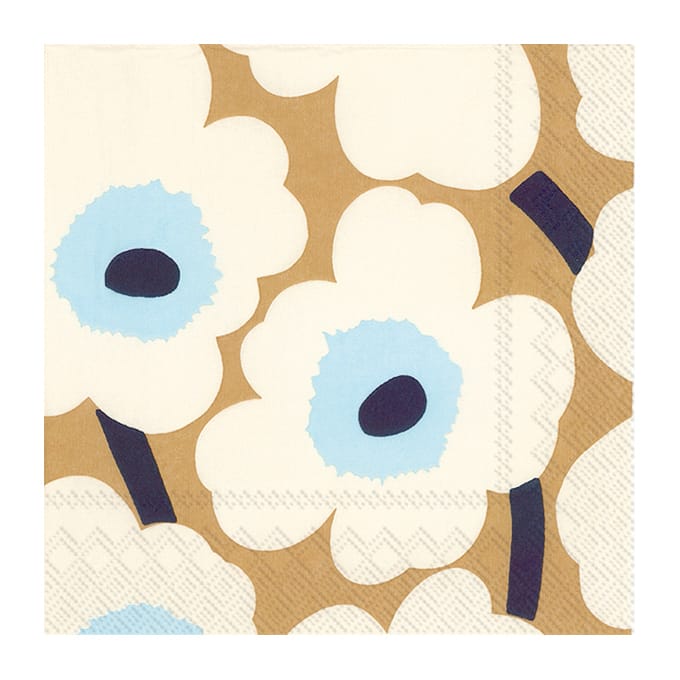 Unikko servetti 33x33 cm 20 kpl - Cream gold - Marimekko