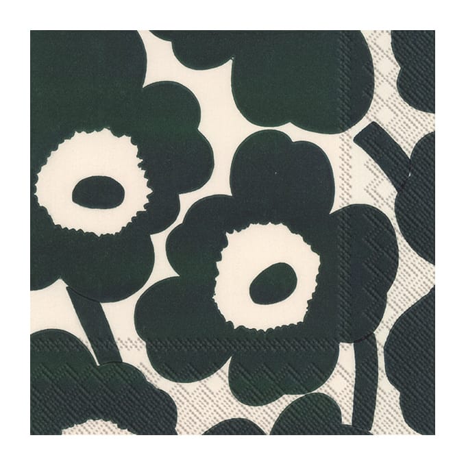 Unikko servetti 33x33 cm 20 kpl - Cream green - Marimekko