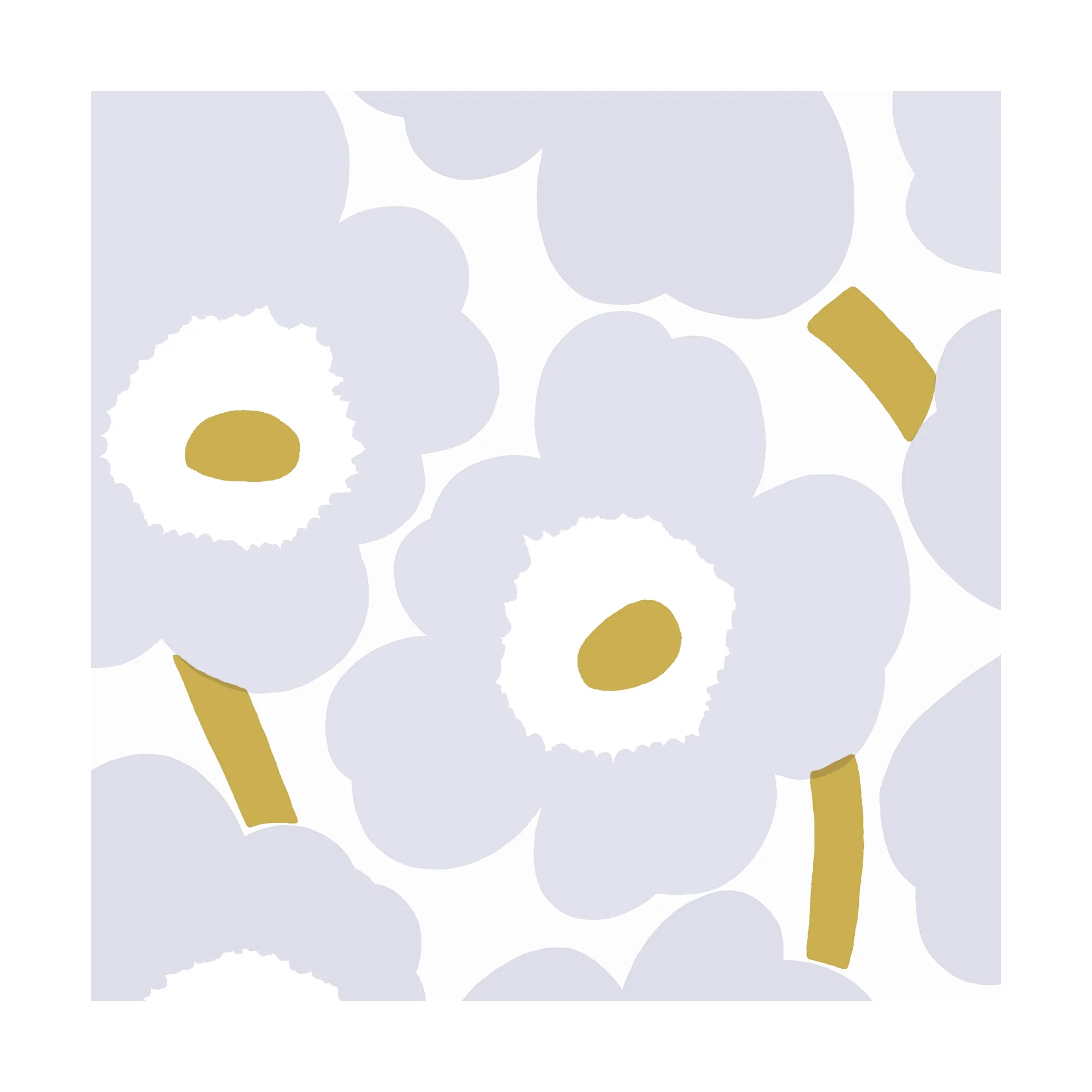 Unikko servetti 33x33 cm 20 kpl, Harmaa Marimekko