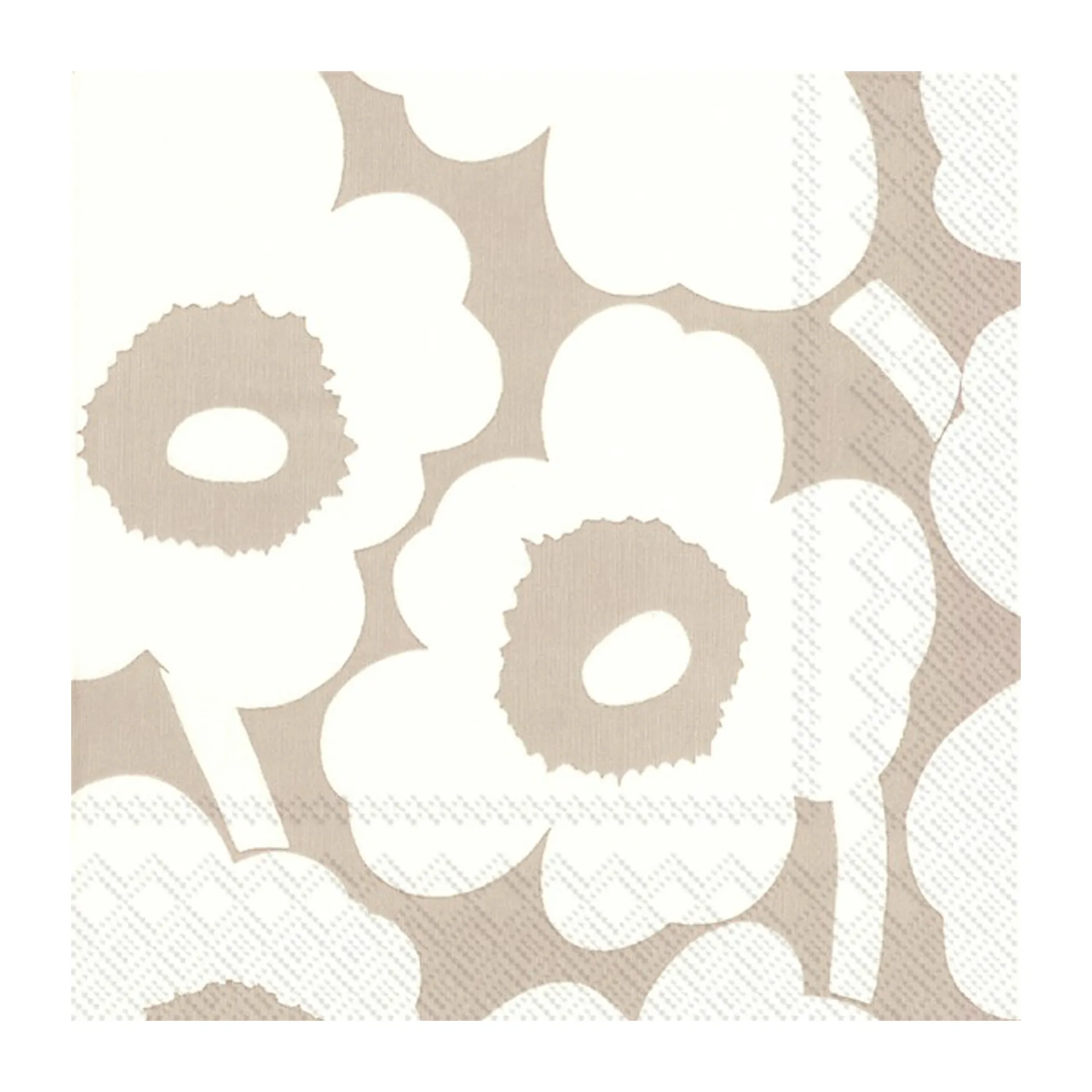 Unikko servetti 33x33 cm 20 kpl, Linen-cream Marimekko