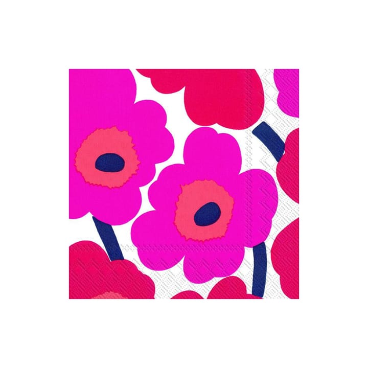 Unikko servietti 33x33 cm 20-pakkaus - Punainen - Marimekko