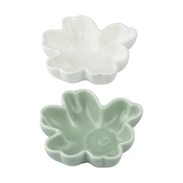 Unikko Shape kulho Ø11 cm 2 osaa. - White-light green - Marimekko