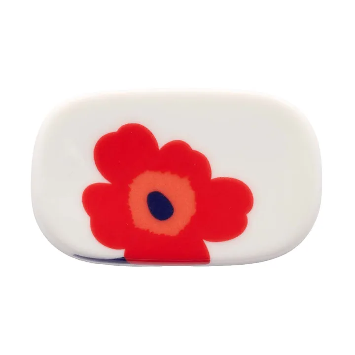 Unikko syömäpuikkoteline - White-red-blue - Marimekko