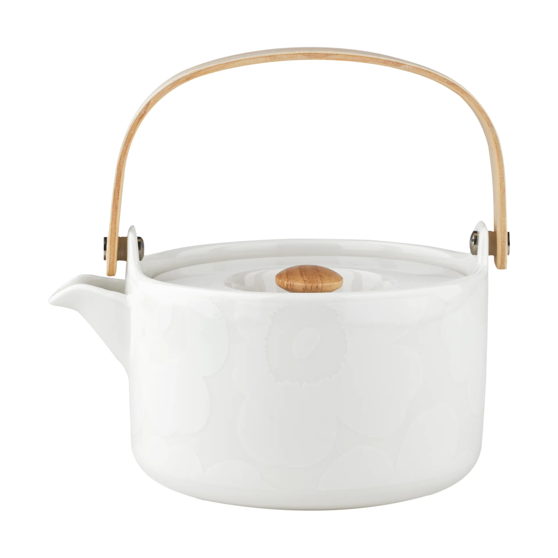 Unikko teekannu 0,7 l, White Marimekko