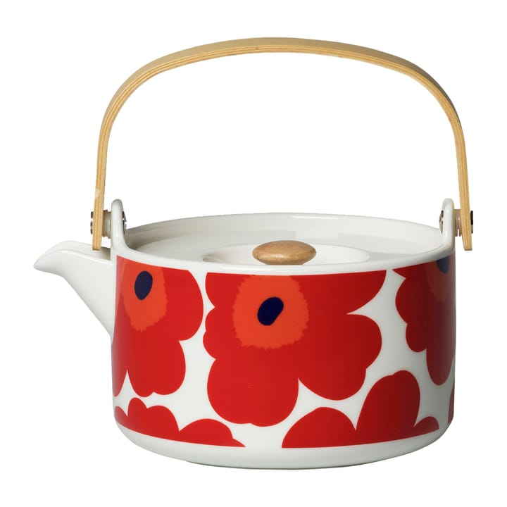 Unikko teekannu - punainen-valkoinen - Marimekko