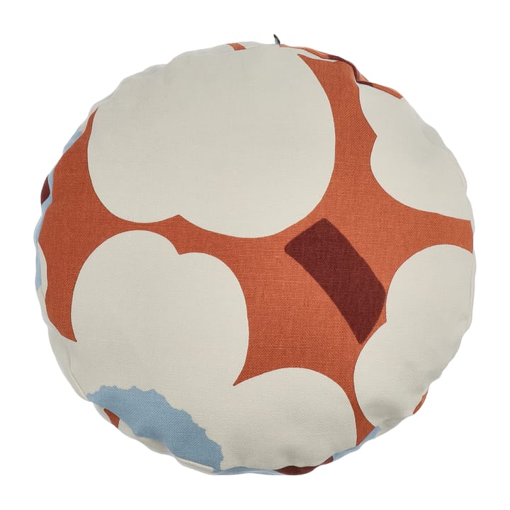 Unikko tyyny Ø 43 cm - Orange-off white-light blue - Marimekko