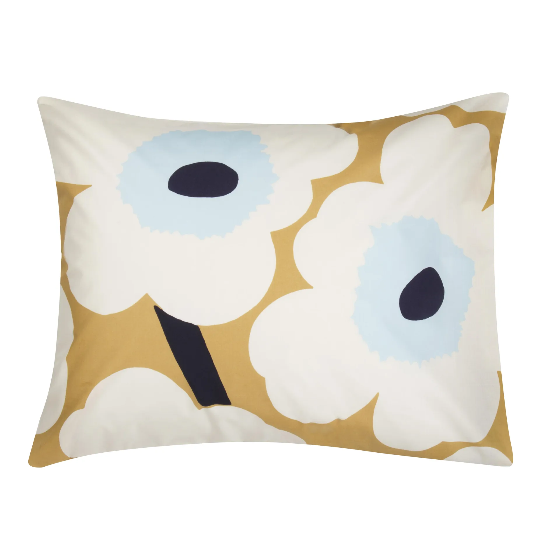 Unikko tyynyliina 50x60 cm, beige-luonnonvalkoinen-sininen Marimekko