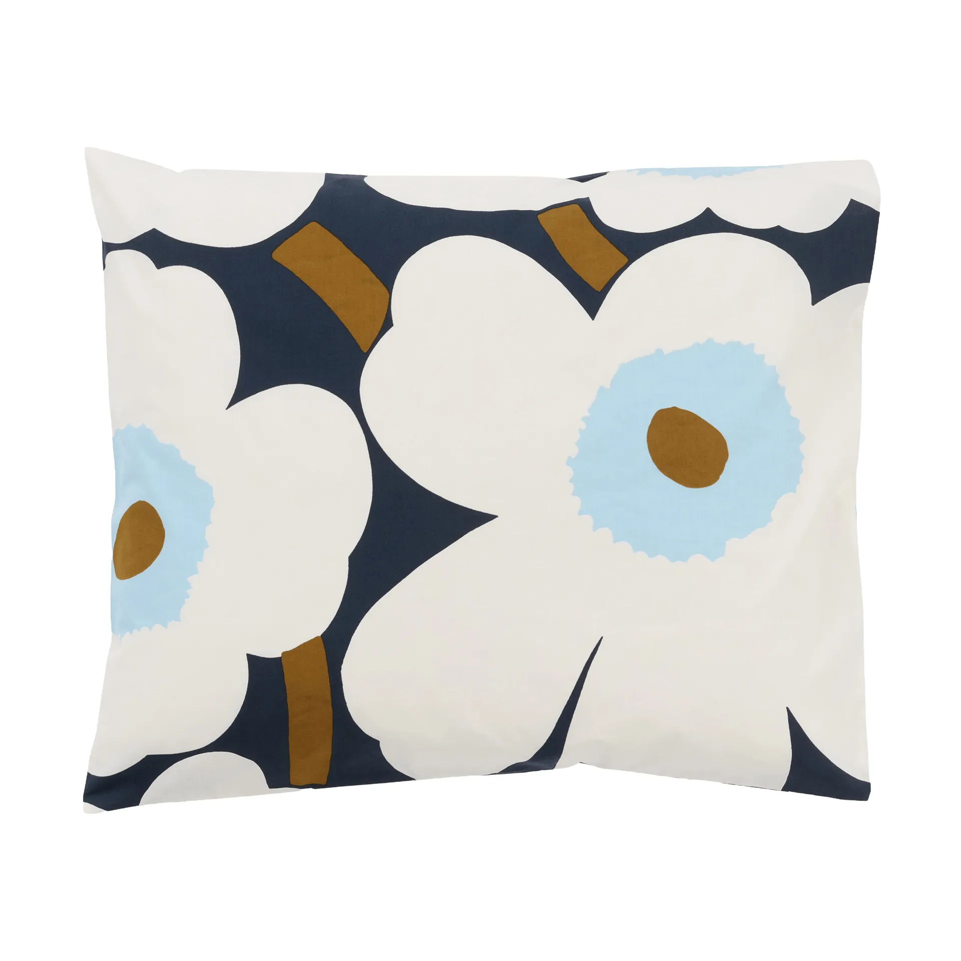 Unikko tyynyliina 50x60 cm, Blueberry-off white-cold blue Marimekko