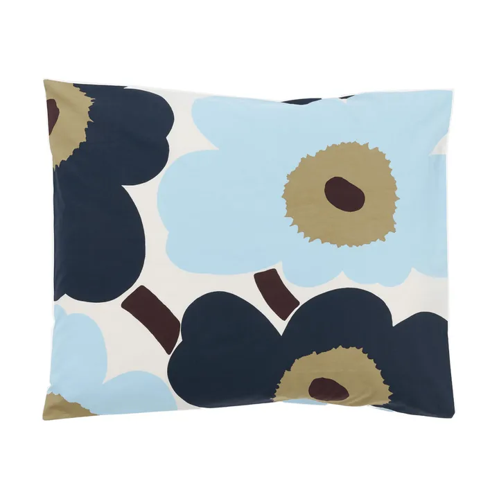 Unikko tyynyliina 50x60 cm - Off white-blueberry-cold blue - Marimekko