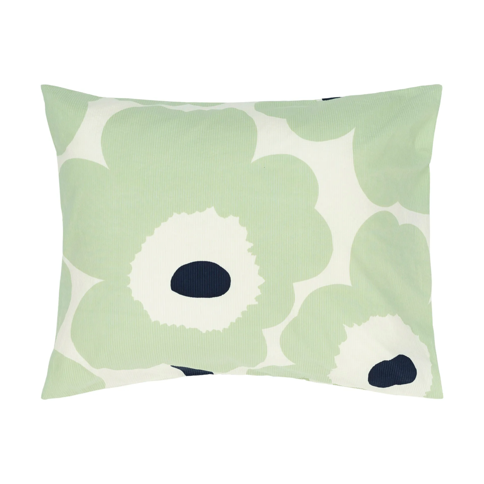 Unikko tyynyliina 50x60 cm, Off white-sage-dark blue Marimekko