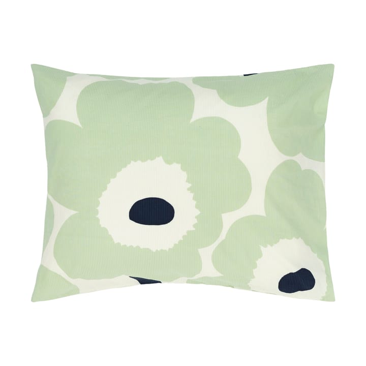 Unikko tyynyliina 50x60 cm - Off white-sage-dark blue - Marimekko