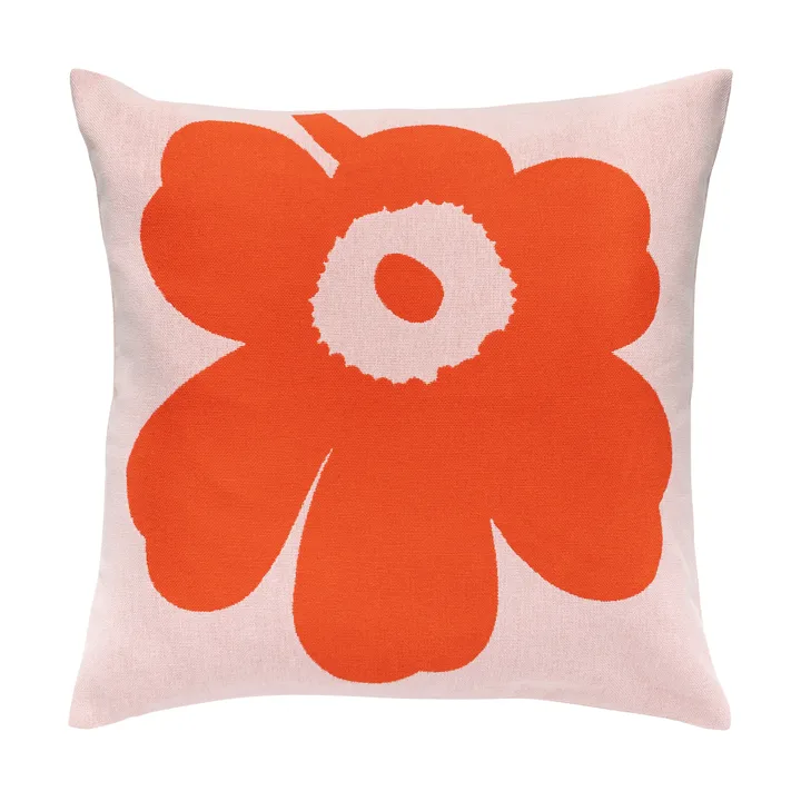 Unikko tyynynpäällinen 50x50 cm - Pink, oranssinpunainen - Marimekko