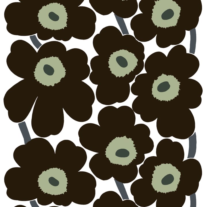 Unikko vahakangas, musta Marimekko