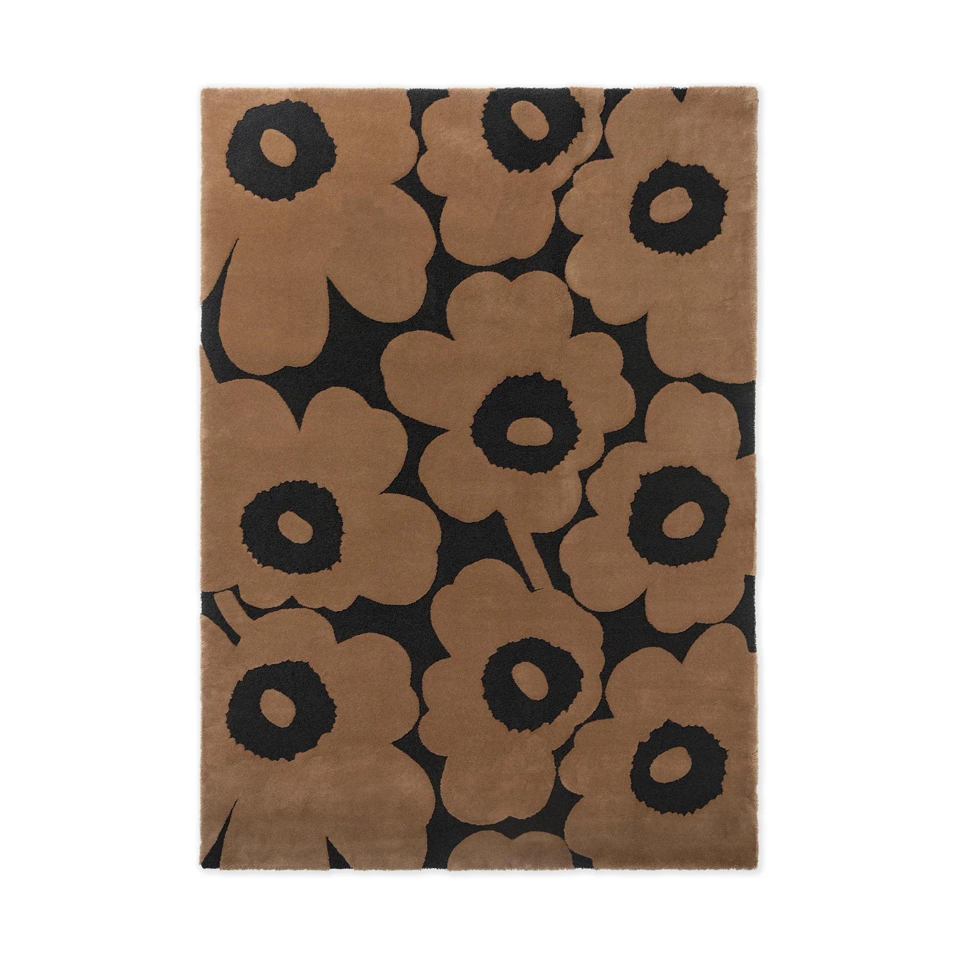 Unikko villamatto, Beige, 170x240 cm Marimekko