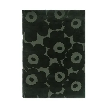 Unikko villamatto - Dark Green, 170x240 cm - Marimekko