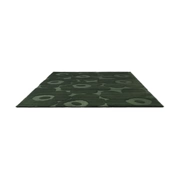 Unikko villamatto - Dark Green, 170x240 cm - Marimekko