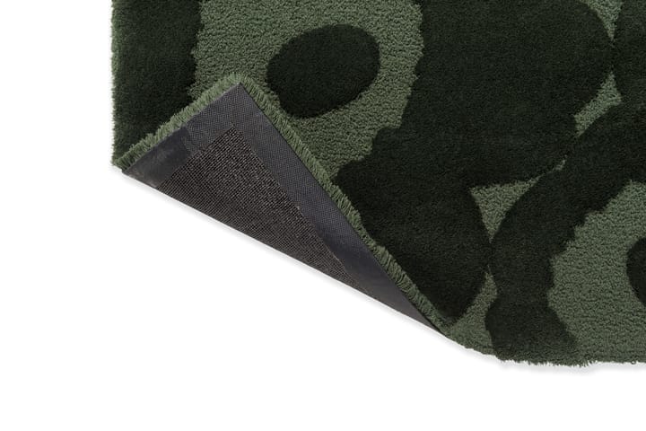 Unikko villamatto, Dark Green, 170x240 cm Marimekko