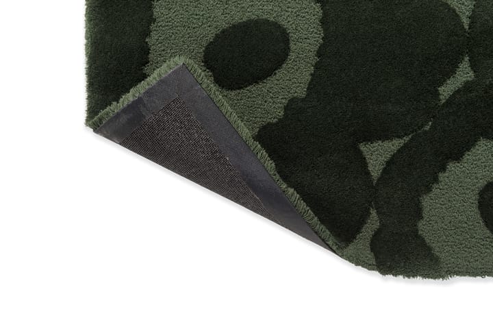 Unikko villamatto - Dark Green, 170x240 cm - Marimekko