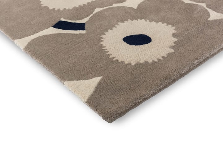Unikko villamatto, Greige, 140x200 cm Marimekko