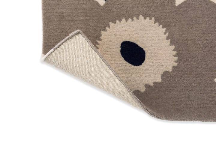 Unikko villamatto, Greige, 250x350 cm Marimekko