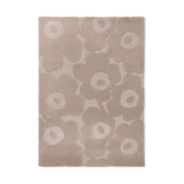 Unikko villamatto - Light Beige, 140x200 cm - Marimekko