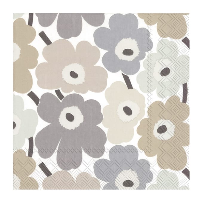 Unikot servetti 33 x 33 cm 20-pakkaus - Linen - Marimekko