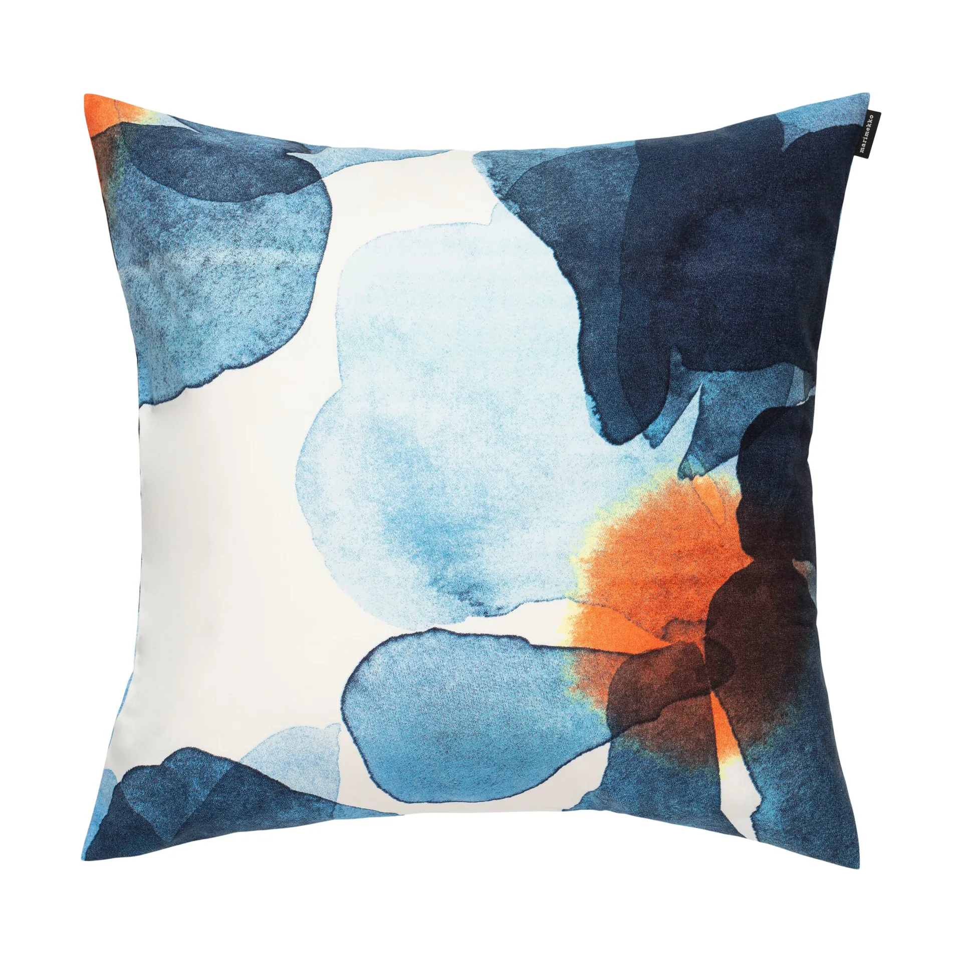 Valssi tyynynpäällinen 50x50 cm, White-dark blue-orange Marimekko