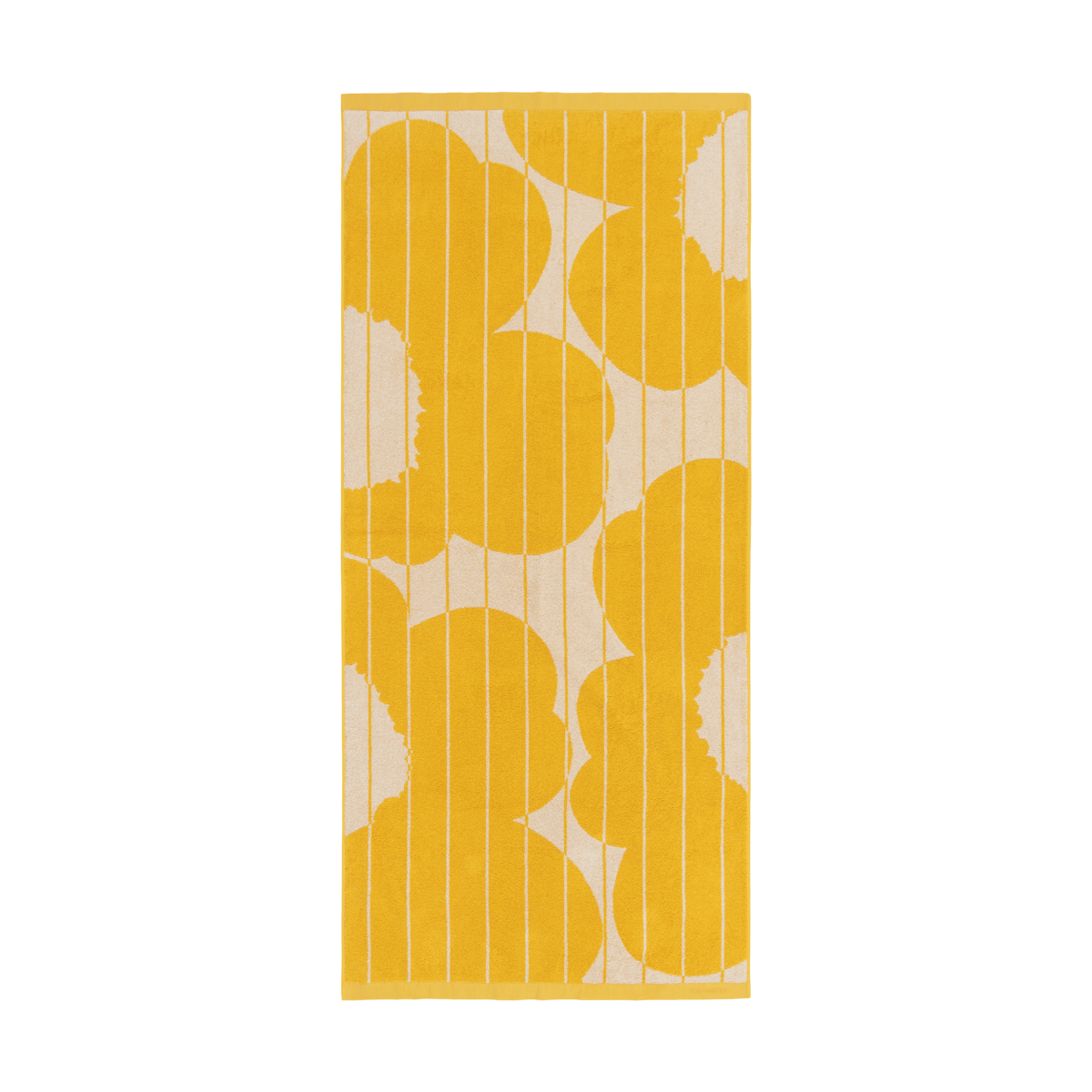 Marimekko Vesi Unikko kylpypyyhe 70×150 cm Spring yellow-ecru