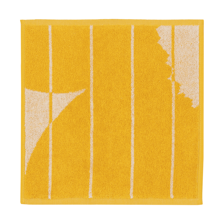 Vesi Unikko Mini pyyhe 30x30 cm - Spring yellow-ecru - Marimekko