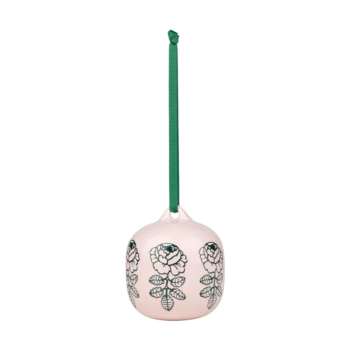 Vihkiruusu koristeornamentti - Rosa, 7×7 cm - Marimekko