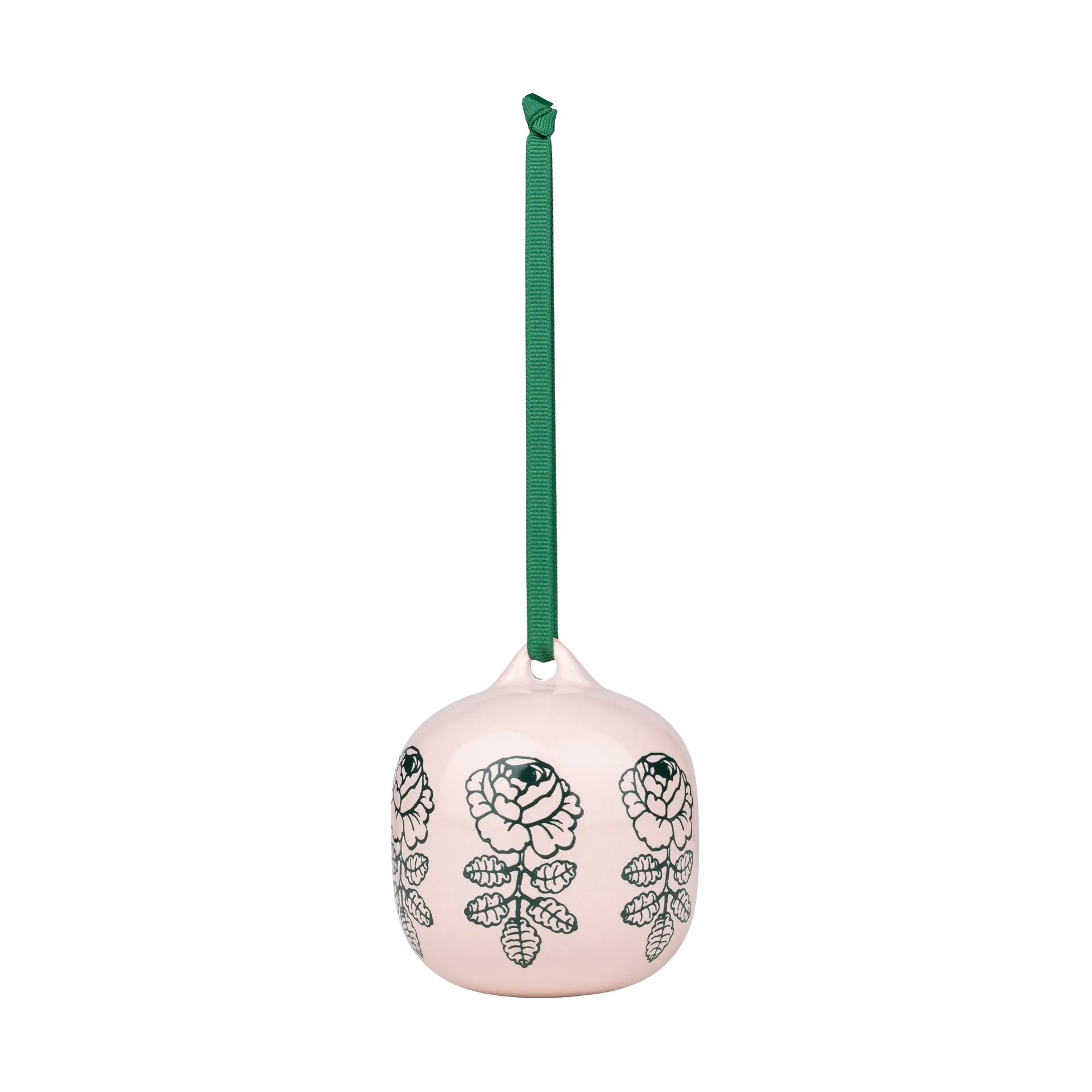 Vihkiruusu lasipallo, Rosa, 7×7 cm Marimekko