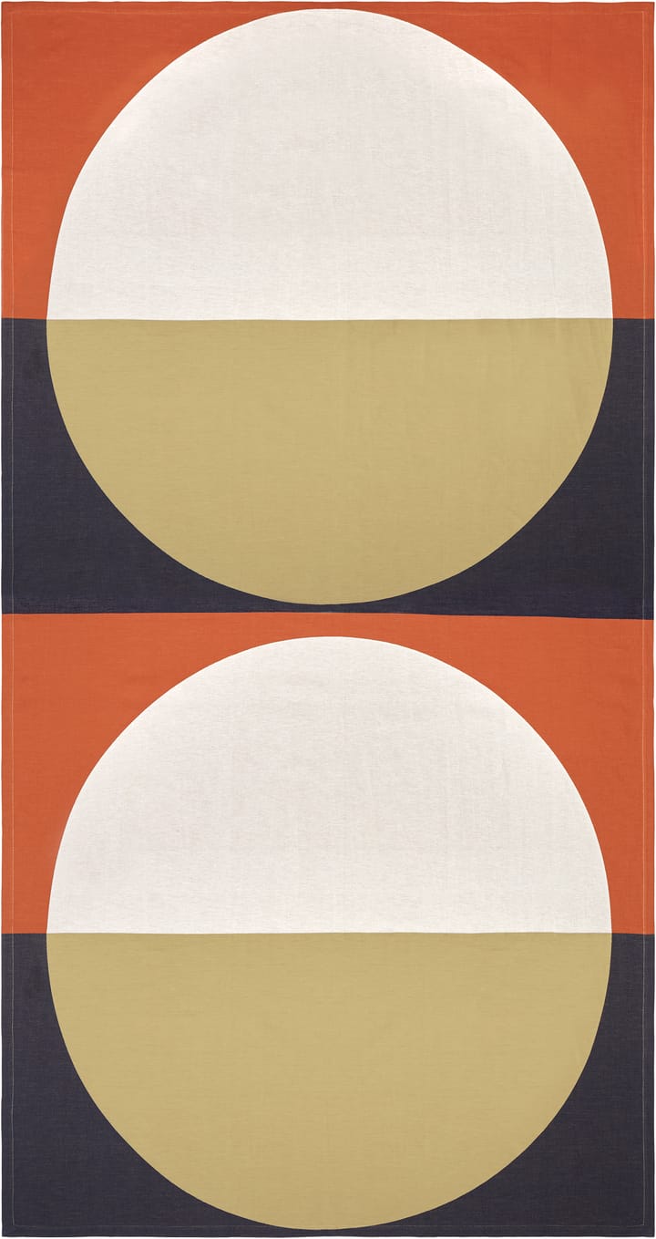 Viitta Puuvilla-pellava pöytäliina 150x280 cm, Punainen-sininen-beige Marimekko