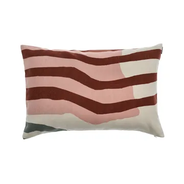 Vuosirenkaat tyynynpäällinen 40x60 cm - Beige-Vihreä-Vaaleanpunainen - Marimekko
