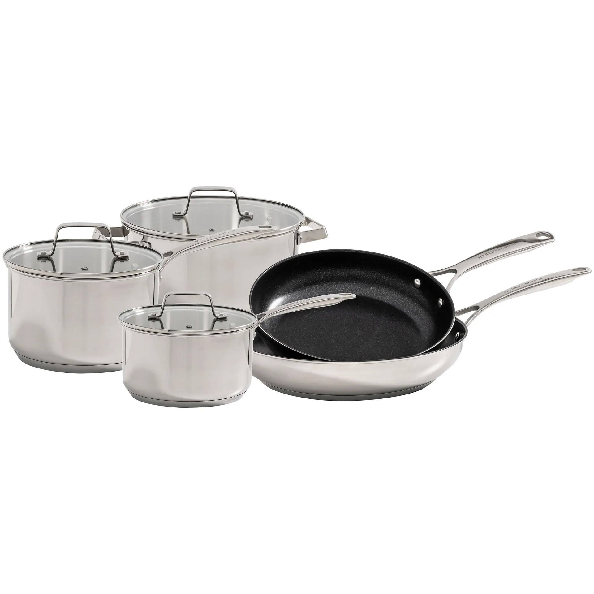 Markus Classic pata- ja kattilasetti, 8 osaa Markus Aujalay