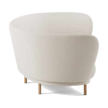 Dandy 3-istuttava sohva - Natural oak-Linara 05 Porridge - Massproductions